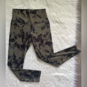 Evolution and Creation green black Tie Dye Mia Legging size Medium